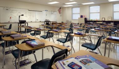empty classroom