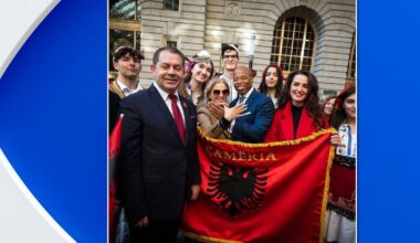 Former NYC Mayor Eric Adams becomes an honorary Albanian citizen