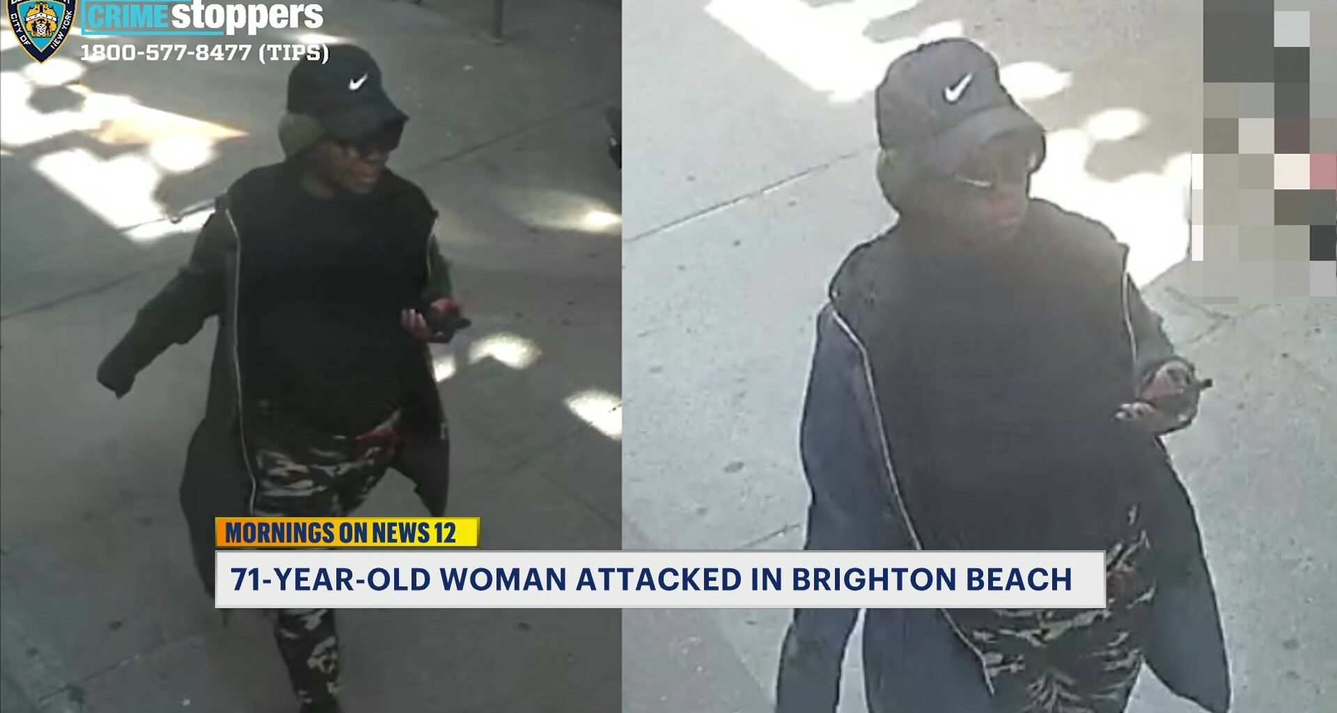News 12 | Brooklyn | 71 Year Old Woman Injured In Unprovoked Attack In Brighton Beach