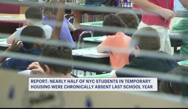 News 12 | Brooklyn | Students in temporary housing fall behind in NYC schools, new report finds