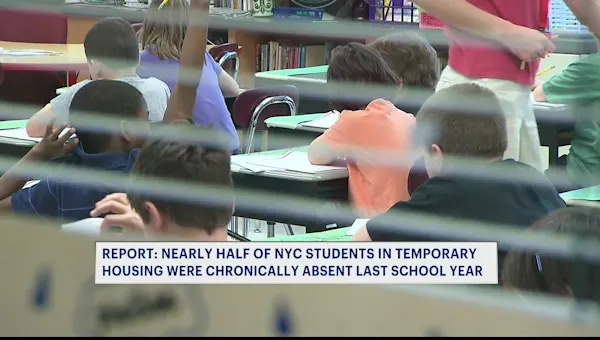 News 12 | Brooklyn | Students in temporary housing fall behind in NYC schools, new report finds