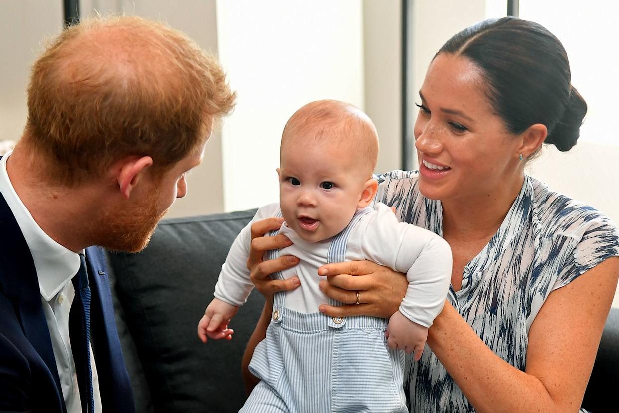 Prince Harry, Archie and Meghan MarkleCredit: Pool/Samir Hussein/WireImage