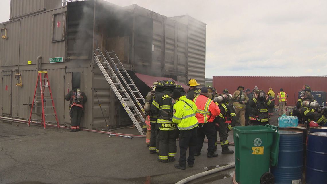 Firefighters across Western New York sharpen mayday rescue skills