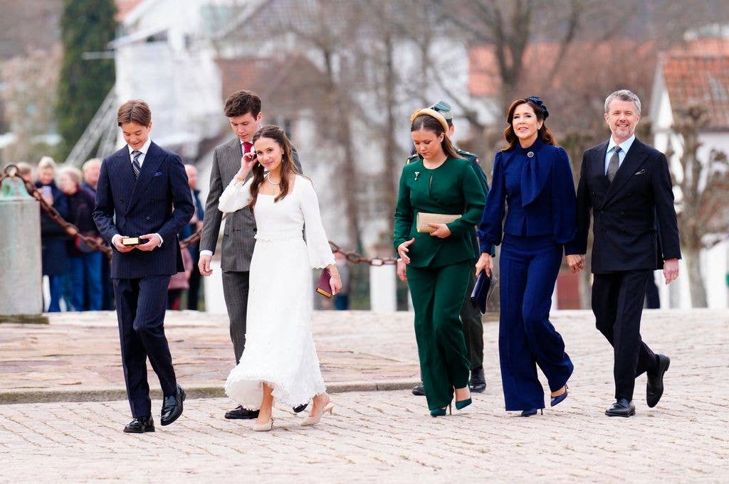 Queen Mary stepped out to support her youngest children