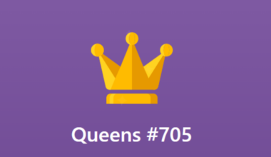 Today’s Queens #705 LinkedIn Answer (April 5, 2026)