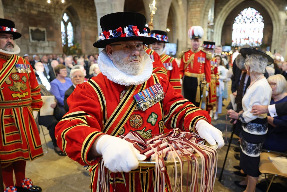 King Charles III And Queen Camilla Attend The Royal Maundy Service At St Asaph Cathedral