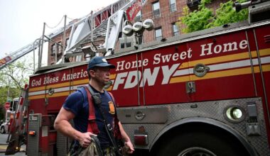 Two-alarm fire rips through Brooklyn apartement, displacing residents, pets