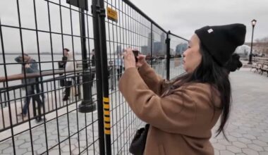 Statue of Liberty views blocked by Battery Park fencing – NBC New York
