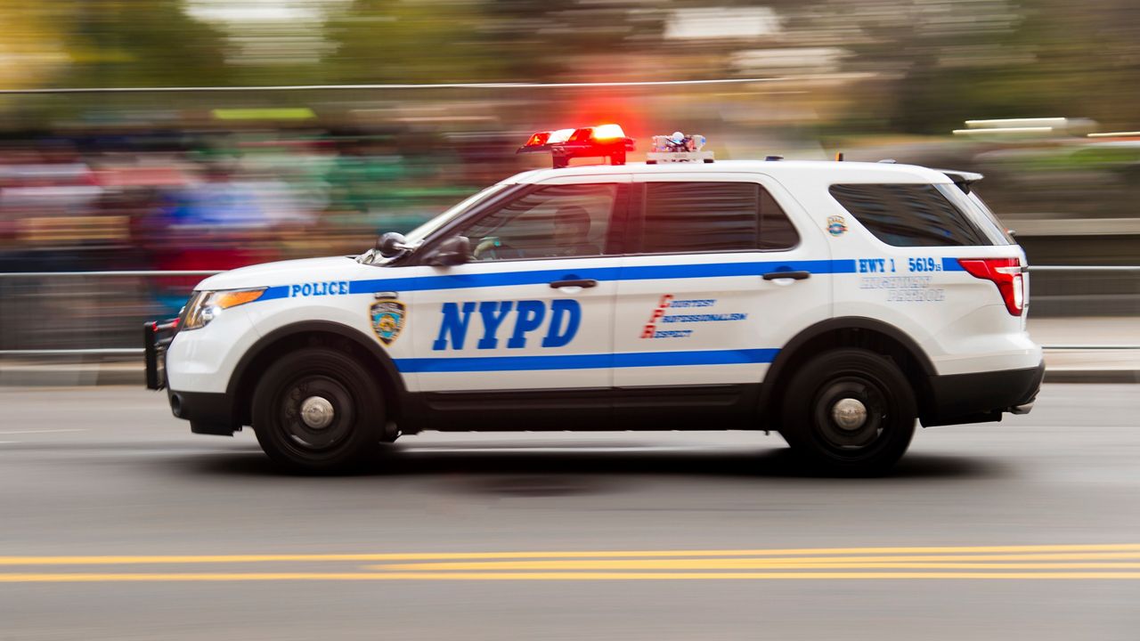 An NYPD vehicle.