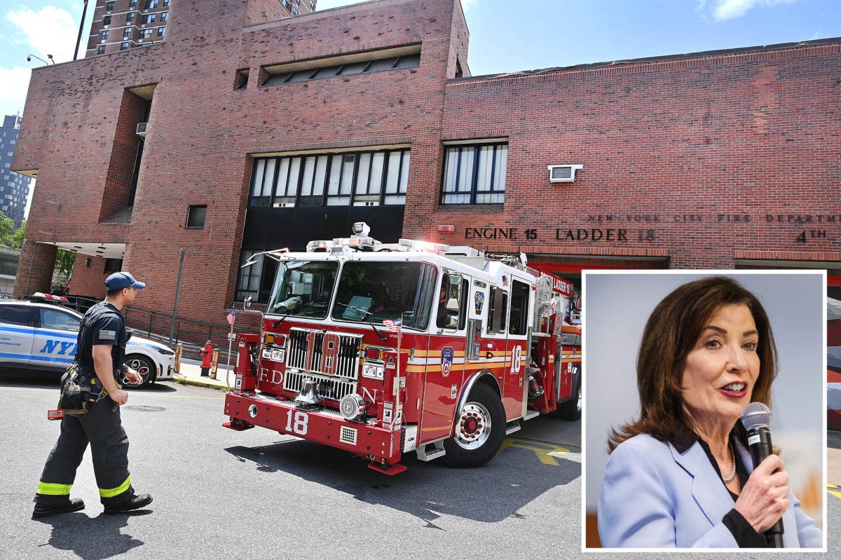 NY fire departments seeing soaring vehicle insurance costs, Hochul says while pushing reforms