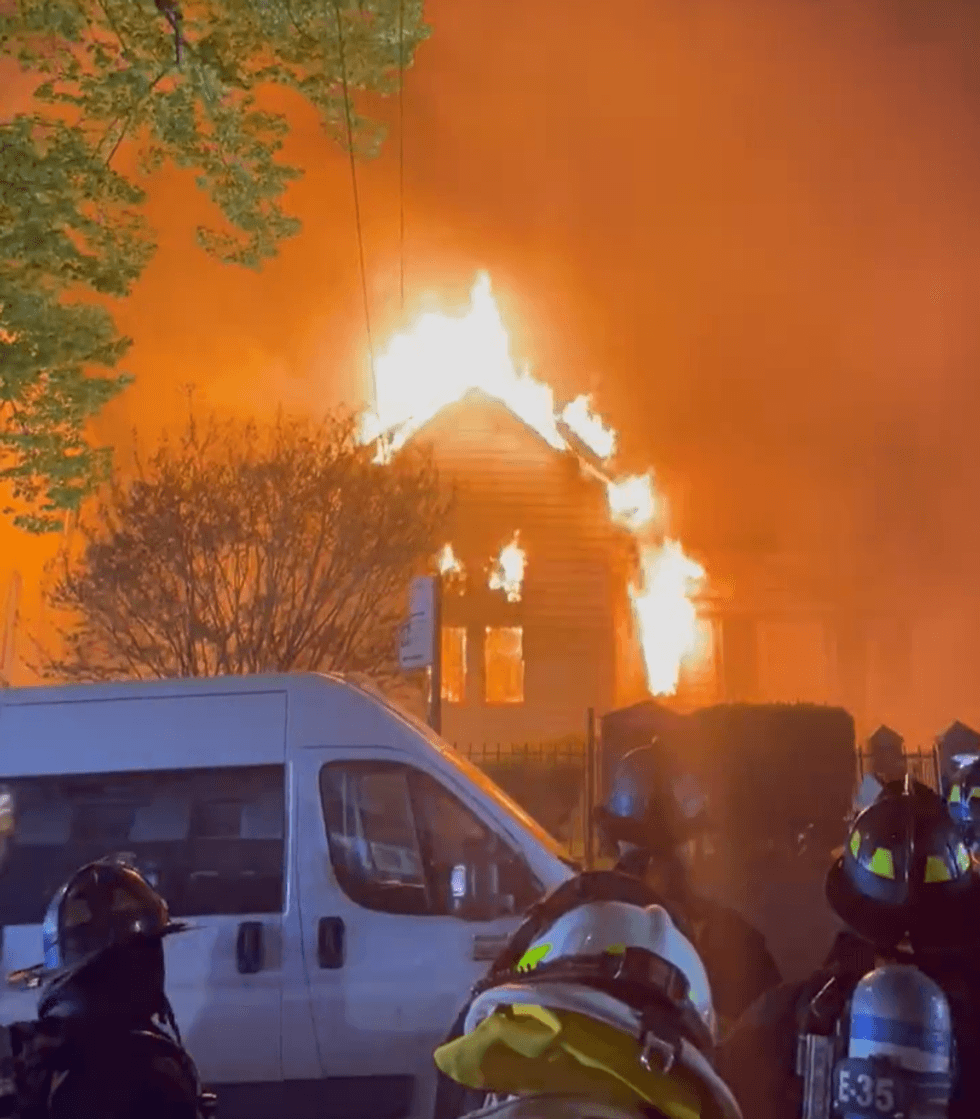 First Reformed Church of Astoria fire