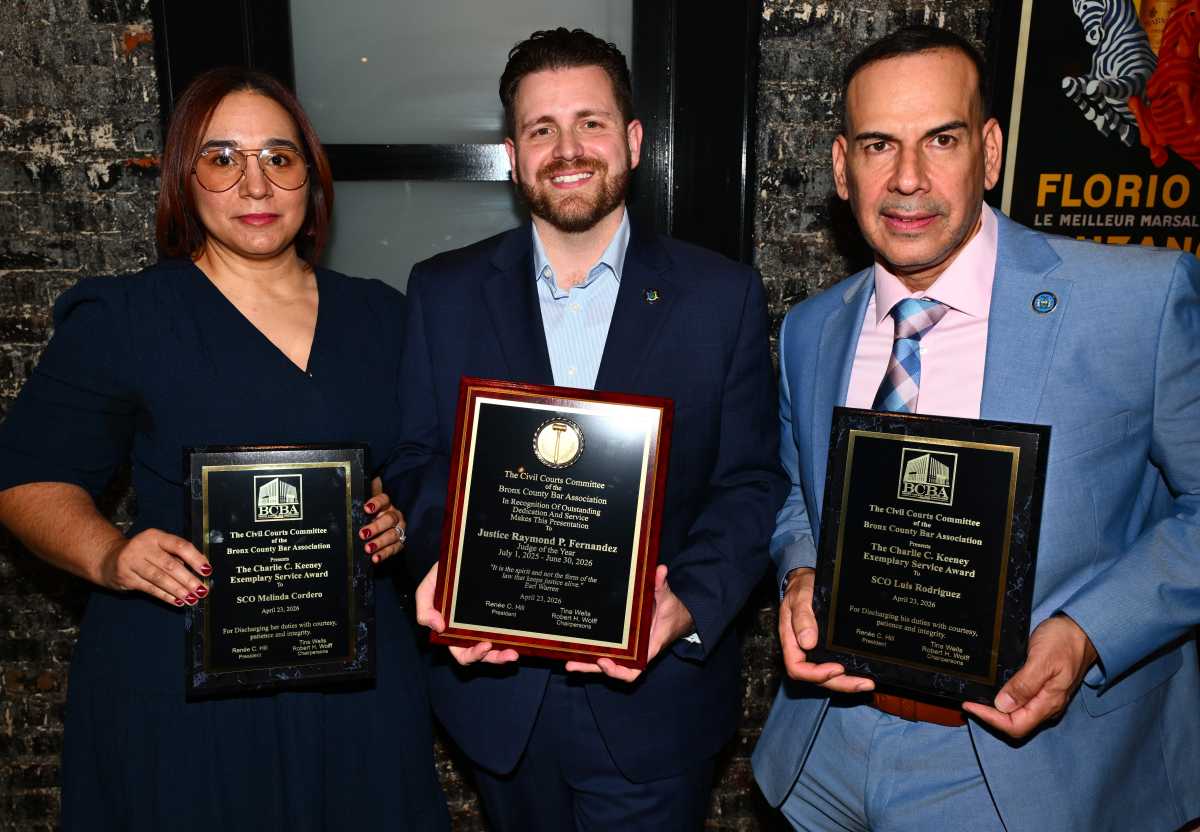 Bronx County Bar Association honors court staff excellence