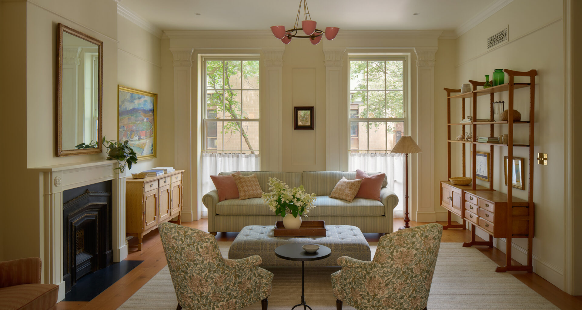 interior of brooklyn townhouse