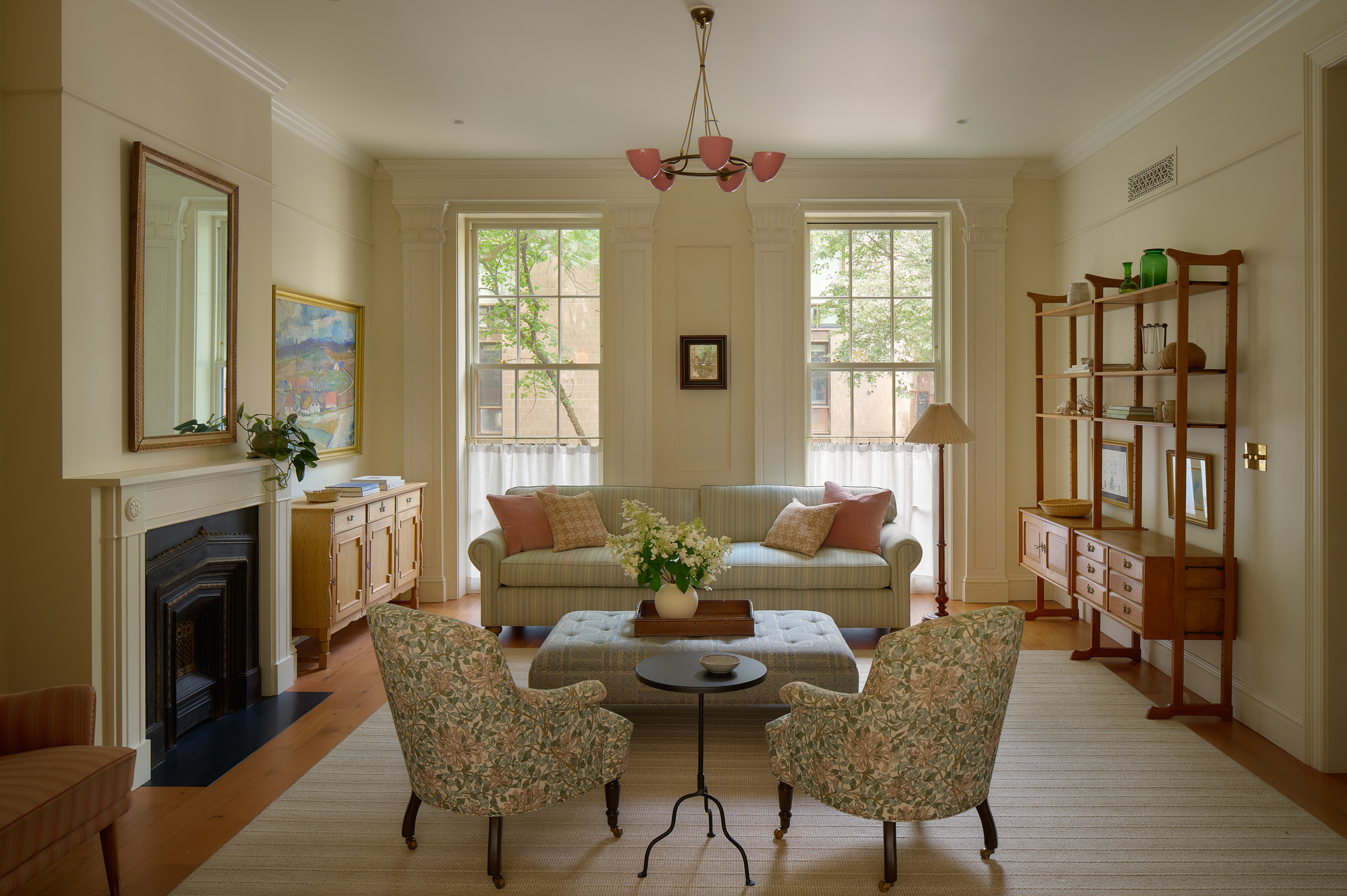 interior of brooklyn townhouse