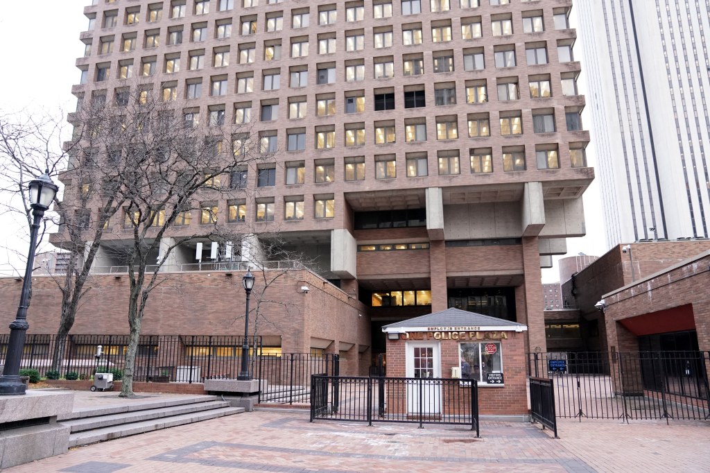 One Police Plaza, NYPD headquarters in New York, NY.