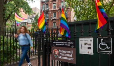 The Trump administration has agreed to keep flying a rainbow Pride flag at the Stonewall National Monument, reversing course after removing the banner in February