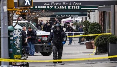 Terror plot, homemade bombs at protest at New York City's mayor's home