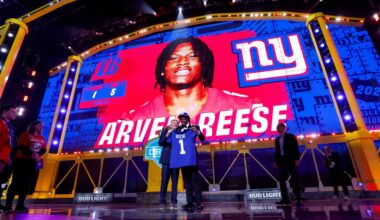 NY Giants draft grades 2026: Arvell Reese, Francis Mauigoa picks get rave reviews