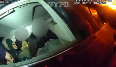 Video shows N.Y. state troopers, NYPD officers save 3 people from burning car