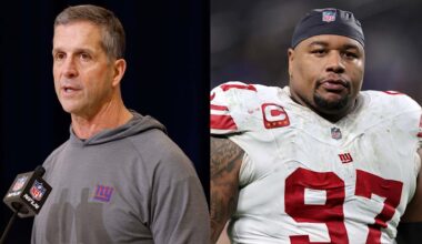 Giants' John Harbaugh not surprised by Dexter Lawrence's trade request: 'There’s business involved'
