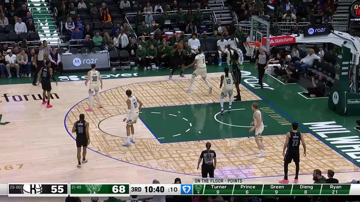 Milwaukee Bucks vs. Brooklyn Nets - Game Highlights