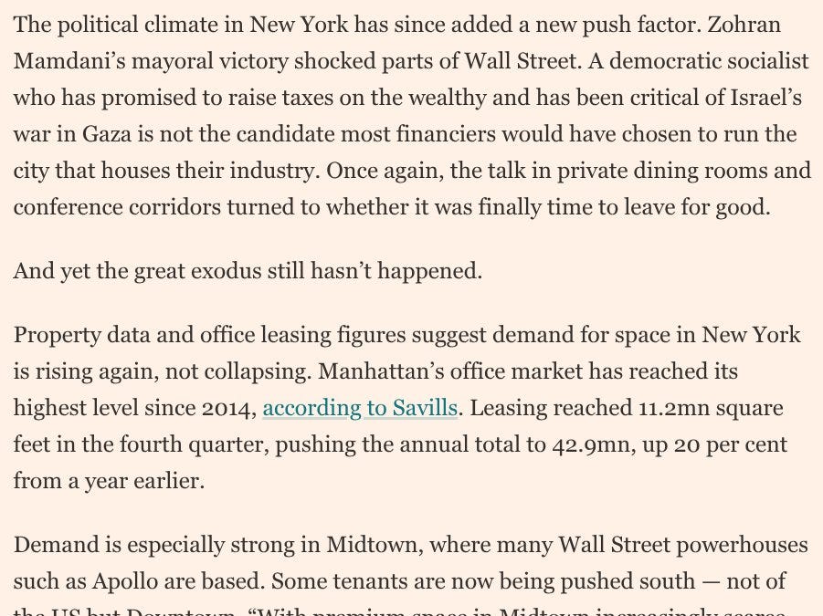 Wall Street Is Staying In Manhattan