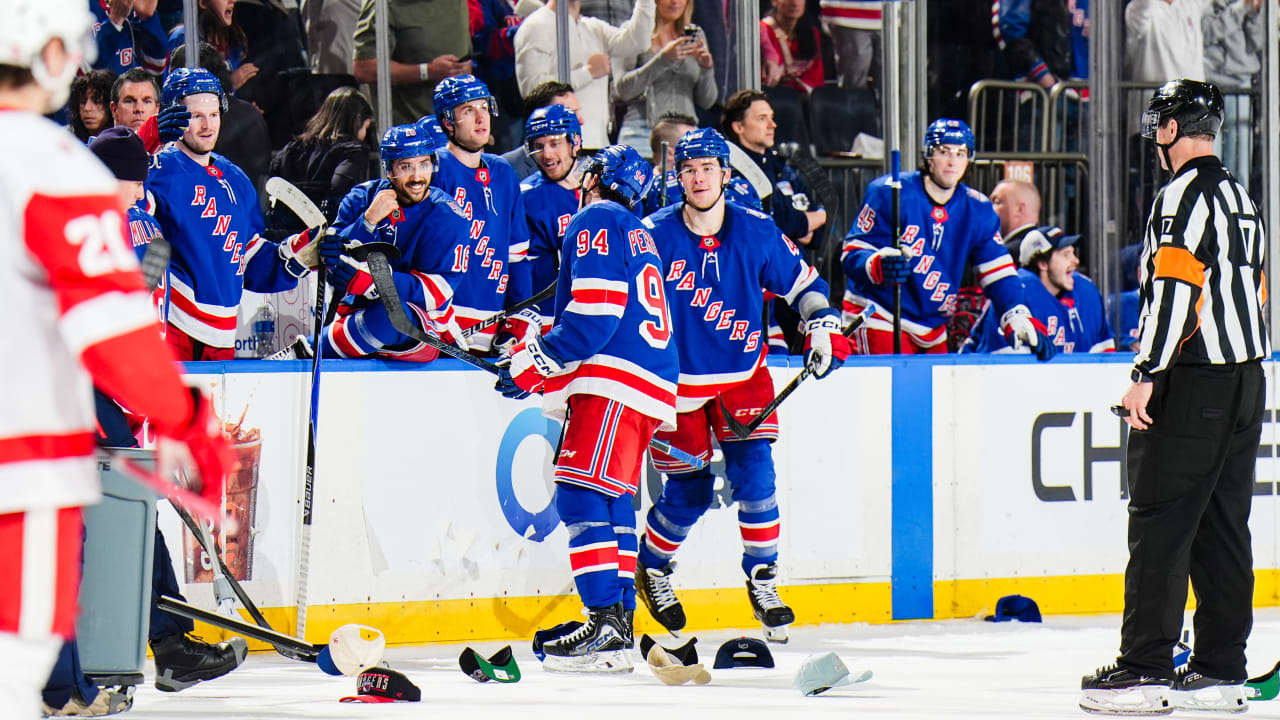 Rangers vs. Red Wings: Postgame Notes