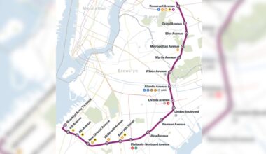 Interborough Express map