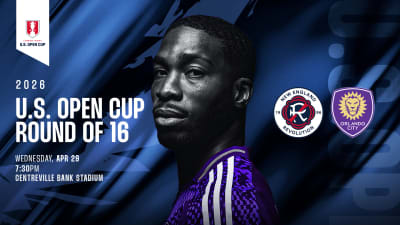 Orlando City SC set for U.S. Open Cup Round of 16 trip to New England on April 29