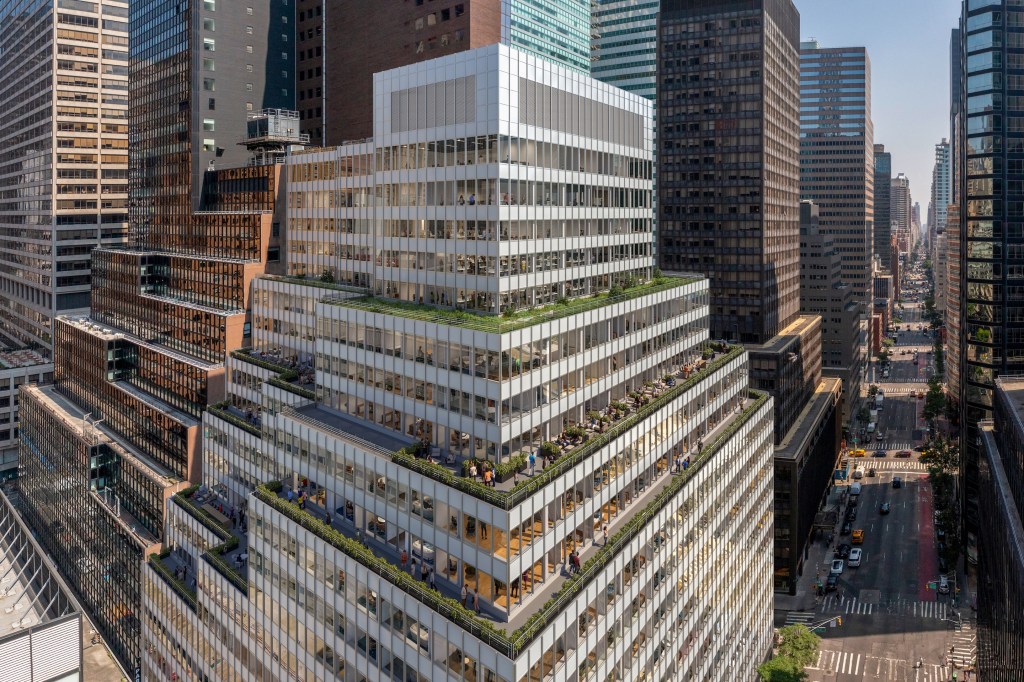 Exterior rendering of 850 Third Avenue.