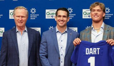 Jaxson Dart trade final results: Texans use Giants’ 2026 NFL Draft pick