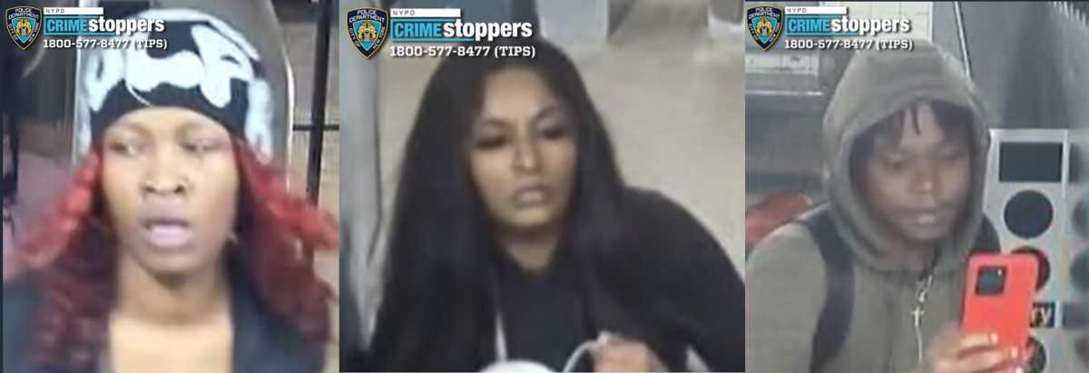Trio sought for allegedly beating, robbing an E train rider in Elmhurst, attacking him a second time as he tried to get property back: NYPD – QNS