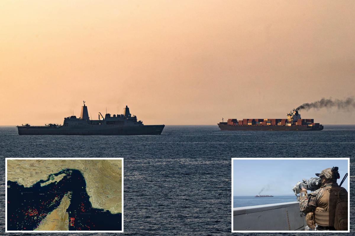 Strait of Hormuz ships targeted with three vessels hit by gunfire
