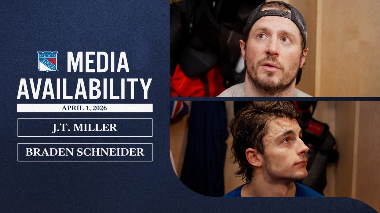 Practice: Miller and Schneider | New York Rangers