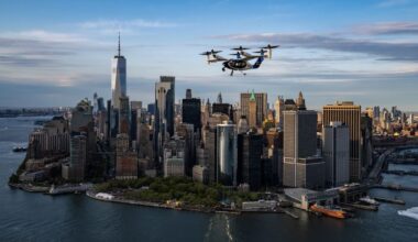Electric air taxis take off from Manhattan for first New York airport trips