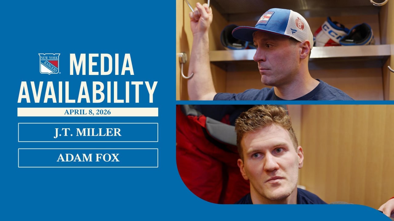 Postgame: Miller and Fox | New York Rangers