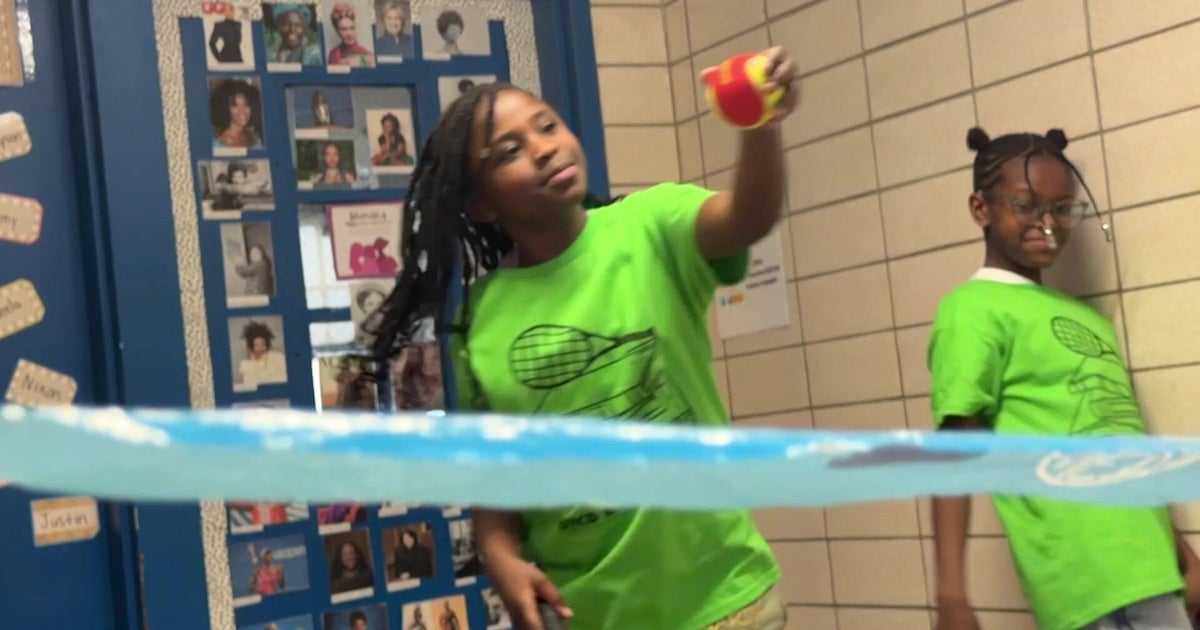 NYC students playing tennis in unlikely places as after-school program aims to boost sport citywide