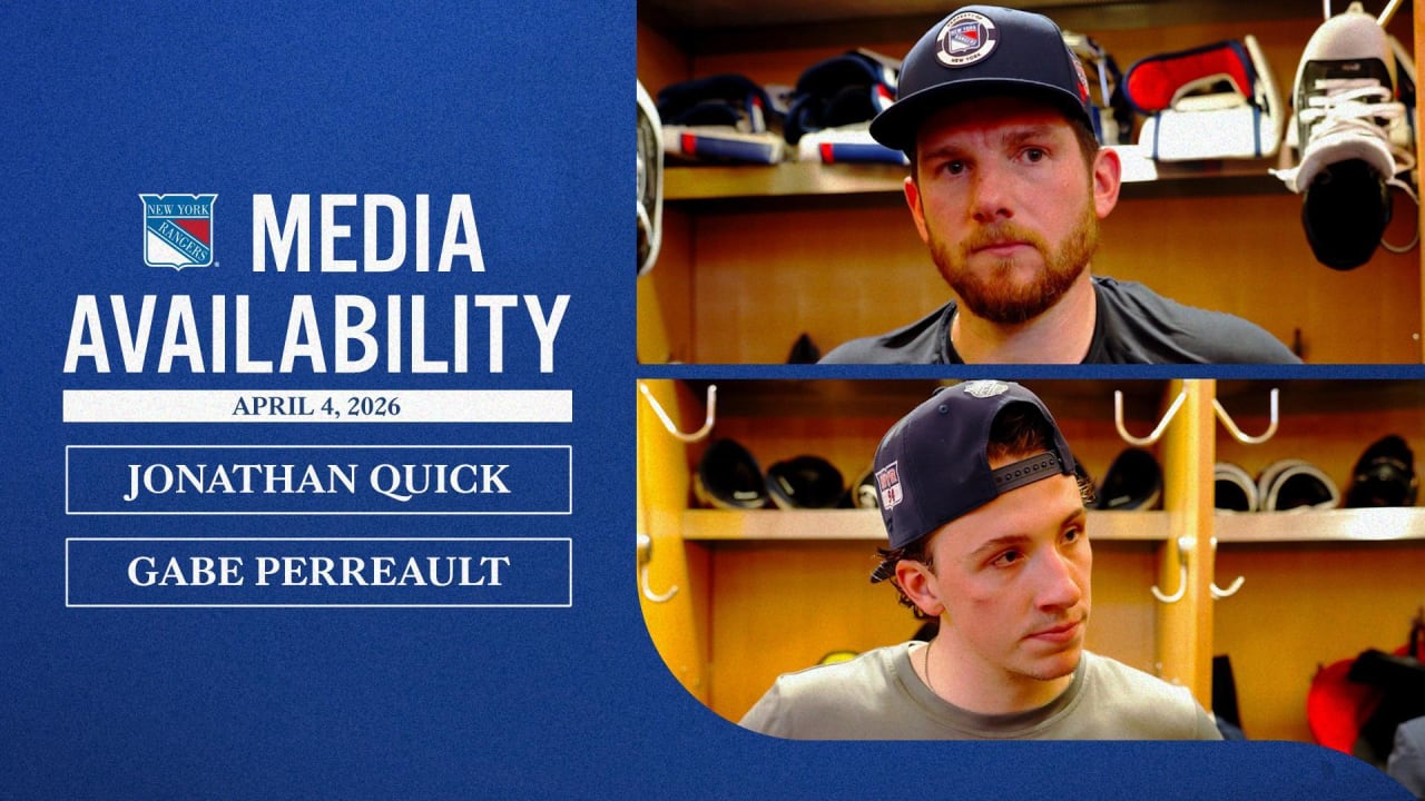 Postgame: Quick and Perreault | New York Rangers