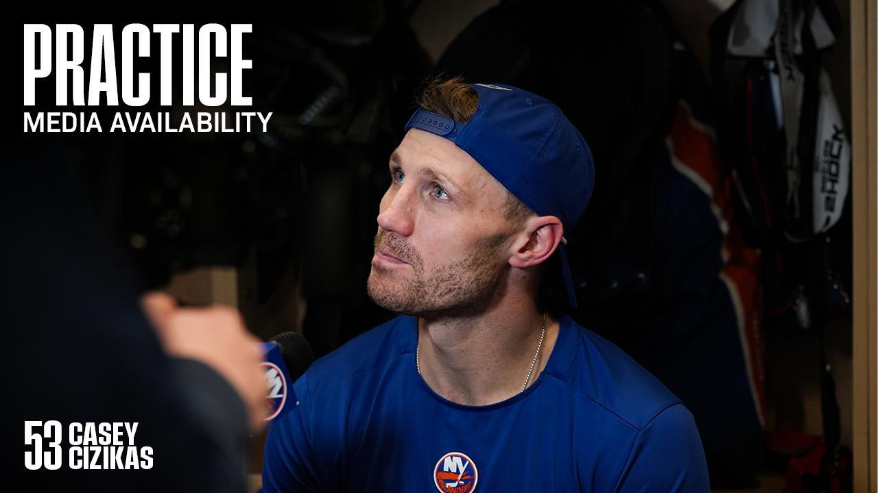 Practice 4/8: Casey Cizikas | New York Islanders