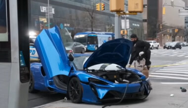 McLaren Artura And Luxury SUVs Smashed In Thwarted NYC Parking Garage Heist