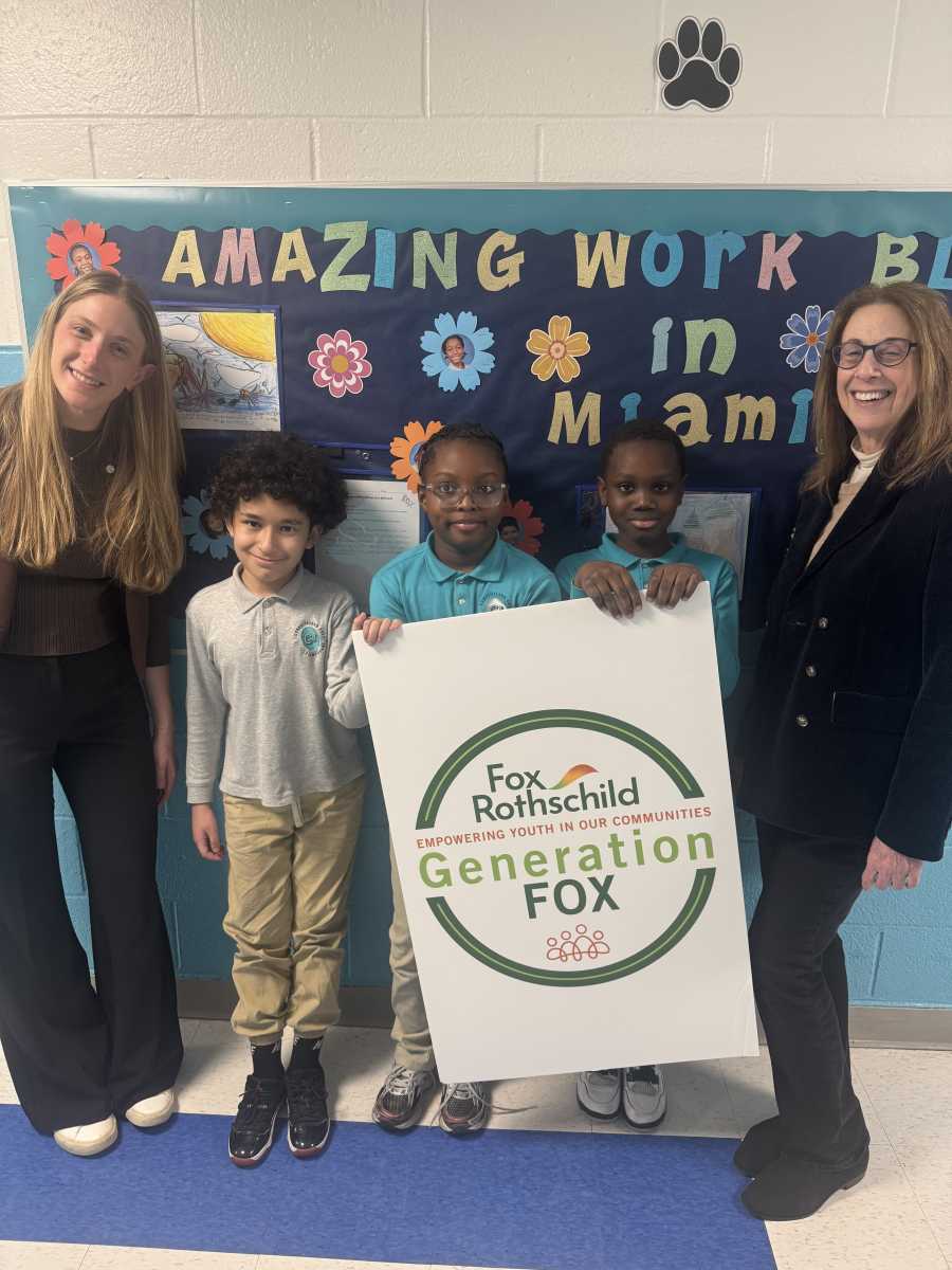 Fox Rothschild’s New York City office is helping build brighter futures for the students at Coney Island Prep, a Brooklyn-based public charter school.