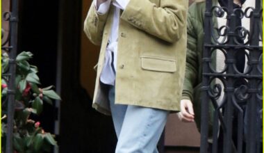 lindsay lohan films count my lies outside brownstone in nyc 055304101