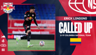Red Bull New York II Defender Erick Londono Called to U-19 Colombia Camp