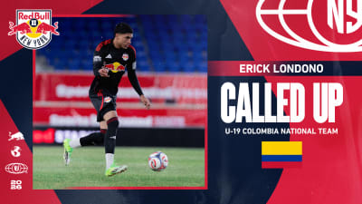 Red Bull New York II Defender Erick Londono Called to U-19 Colombia Camp