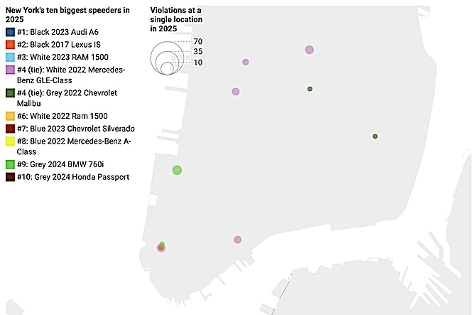 Speeding Cars Terrorize Lower Manhattan