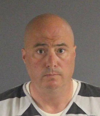 Mugshot of Matthew Mahl, a Washington, D.C., police lieutenant.