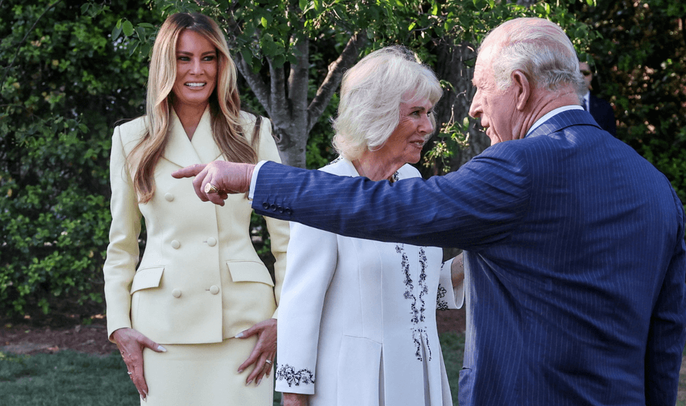 Melania Trump and Queen Camilla