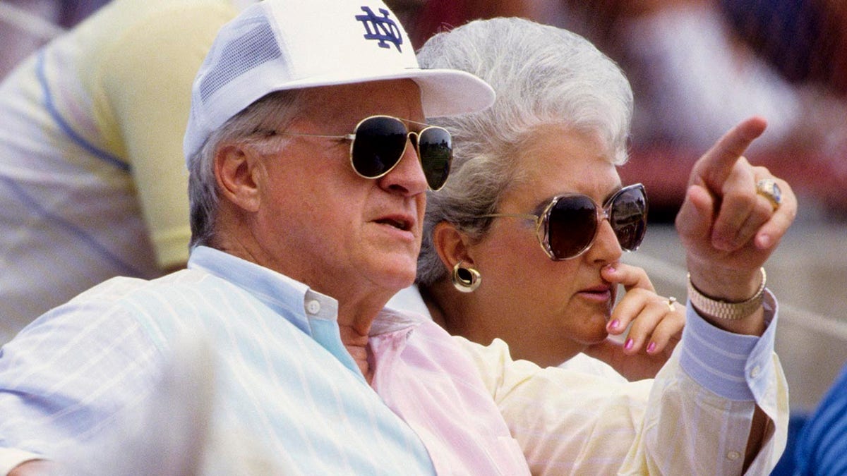 George Steinbrenner at a spring training game