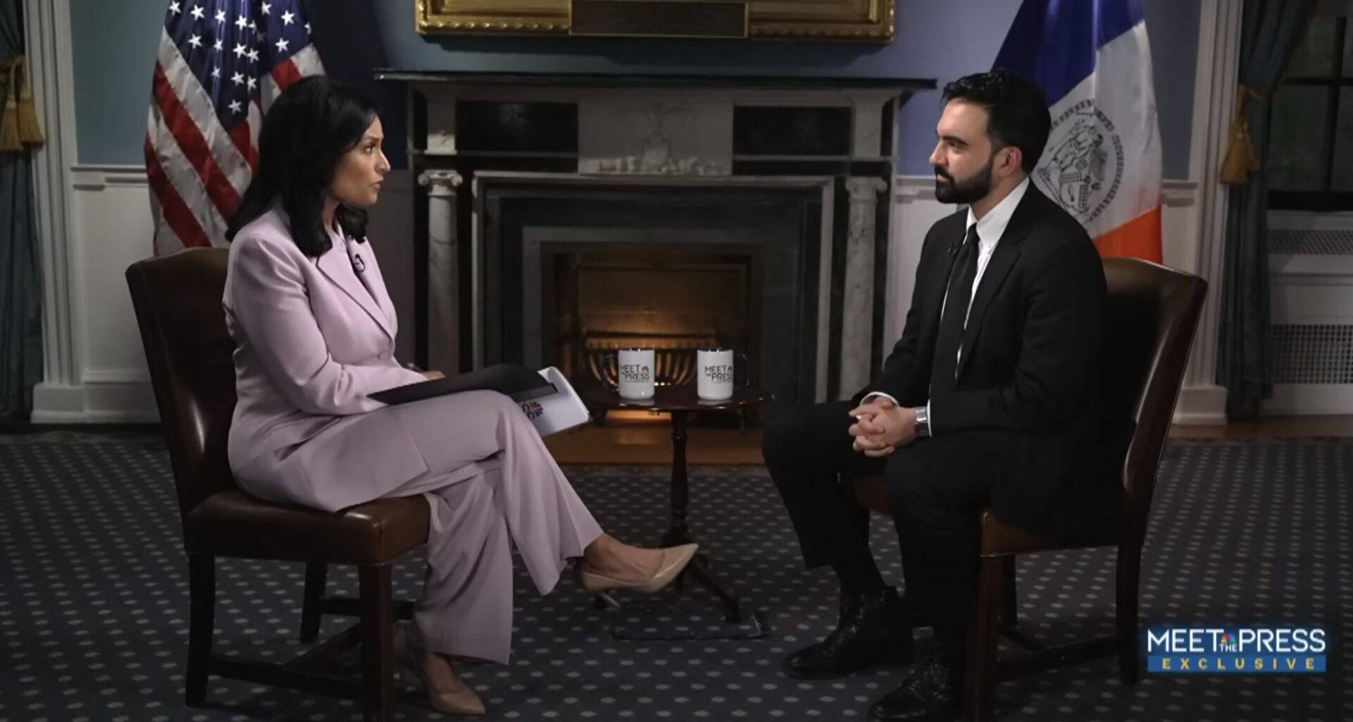 Zohran Mamdani Pressed on Democratic Socialism by NBC