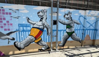 Mural brightens up Coney Island construction site